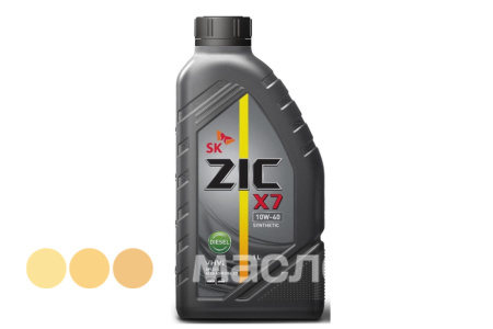 10/40 X7 Diesel ZIC   1л. синт. API СI-4 Масло моторное /кор.12шт./ (ранее 133128)