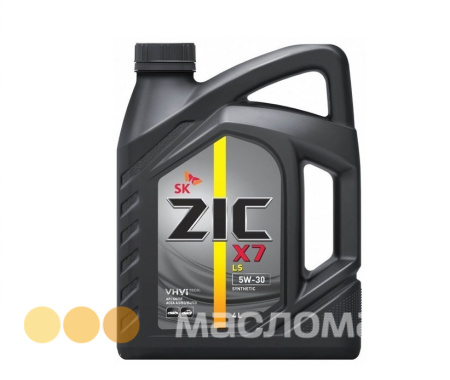 5/30 X7 LS ZIC   4л. синт. API SN/CF Масло моторное /кор.4шт./(ранее163051)